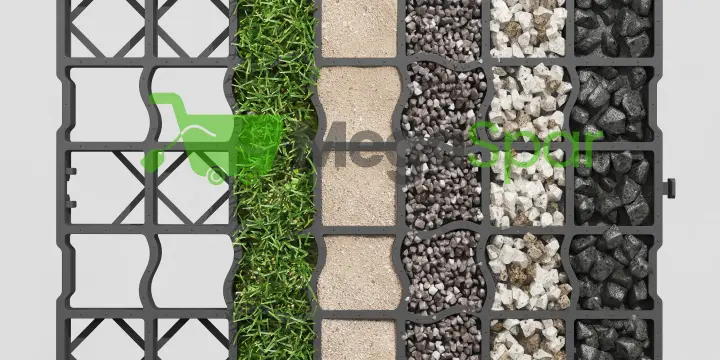 Grilles stabilisation & gazon - Plaques de paddock