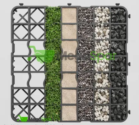 Grilles stabilisation & gazon - Plaques de paddock