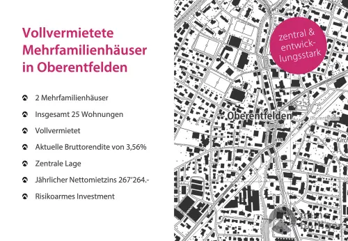 Vollvermietete Mehrfamilienhauser in Oberentfelden à Oberentfelden