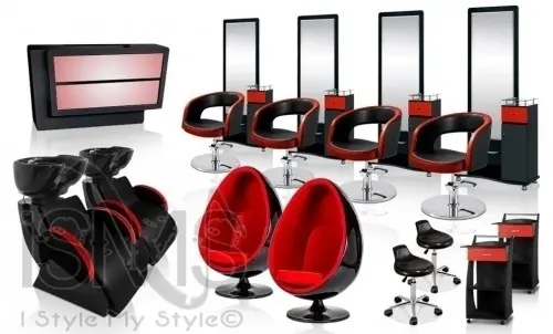 Mobilier professionnel Black Red Set à Émard