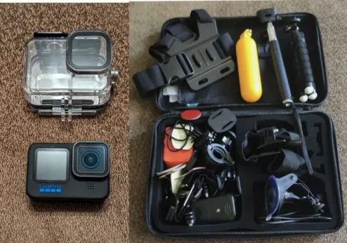 GoPro Hero 10 avec un énorme boîtier étanche à filisur