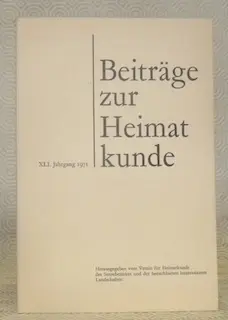 BEITRÄGE ZUR HEIMATKUNDE. Herausgegeben vom Verein für Heimatkunde des Sensebezirks und der… à Russy