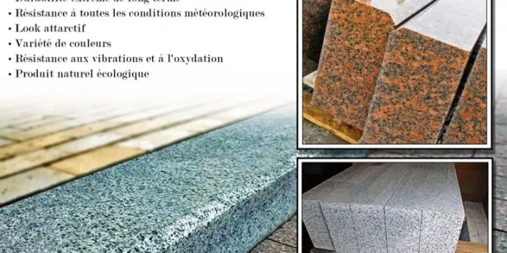 Bordure de granit