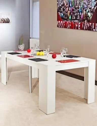 Table extensible de L 48 à 198XH 74x P91 à Lausanne