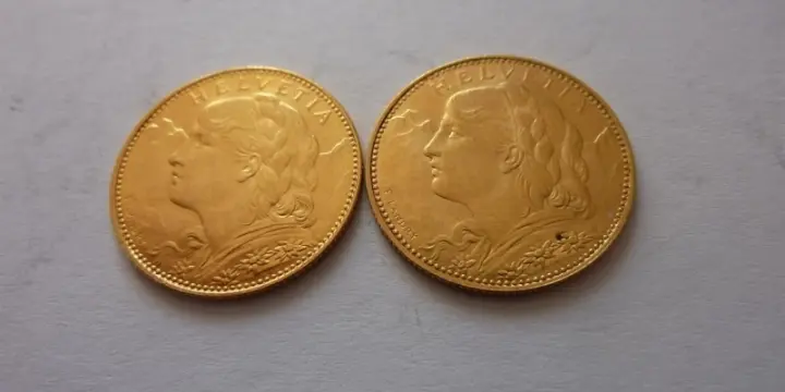 6x 10Fr. Vrenelis 1912- 22