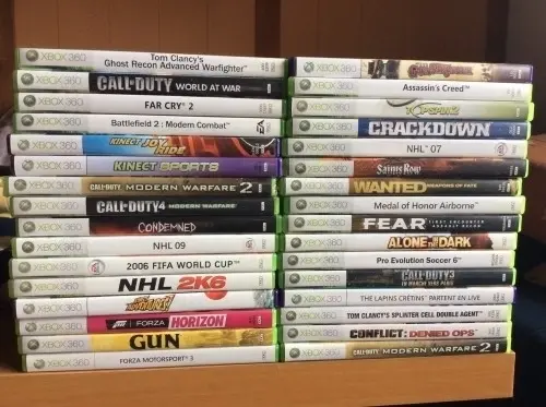 A vendre 32 jeux XBO360 à Martigny