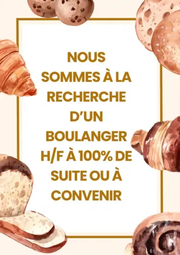 Cherche boulanger (H/F/X) à La Tour De Trême