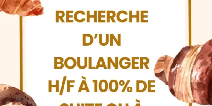 Cherche boulanger (H/F/X)