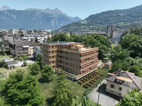 Monthey, La Kaazelle 4.5 pièces dans une promotion éco-responsable à Monthey