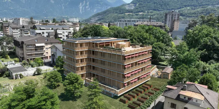 Monthey, La Kaazelle 4.5 pièces dans une promotion éco-responsable