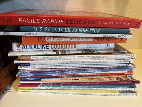Lot de livres et magazines de cuisine à Nyon