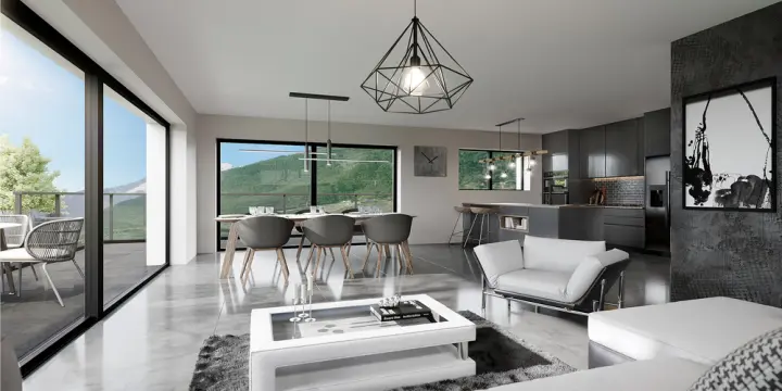 A VENDRE VILLA 6.5 PCES AVEC SOUS-SOL A GRONE