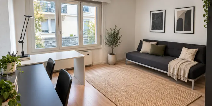 Charmant Studio meublé, Centre-ville de Lausanne