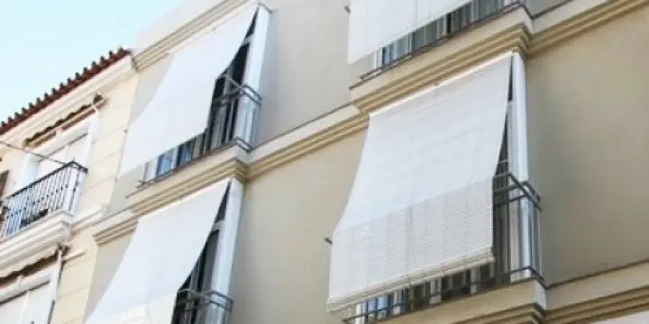 Store style Méditerannée en PVC.