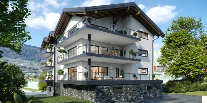 A VENDRE APPARTEMENT 4.5 PCES A GRONE