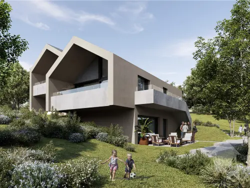 Appartement 3.5 pièces avec jardin à l'architecture moderne et épurée