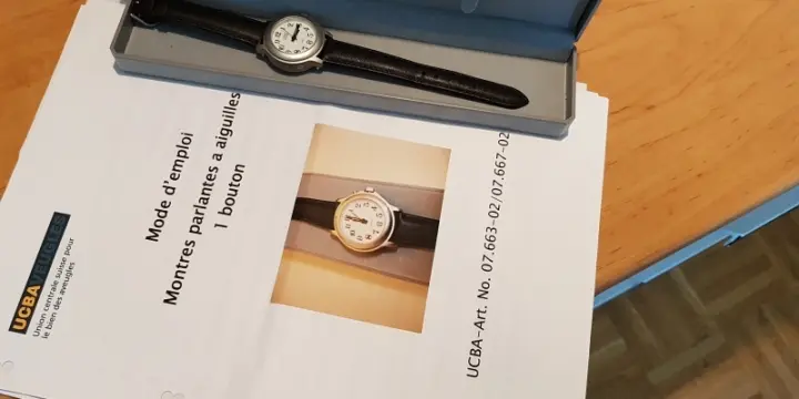 Montre parlante pour Malvoyants