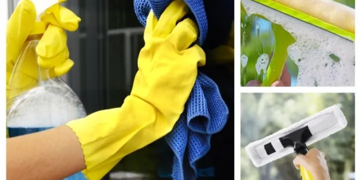 Le nettoyeur de vitres