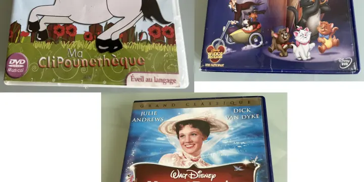 Lot de 3 DVD enfants