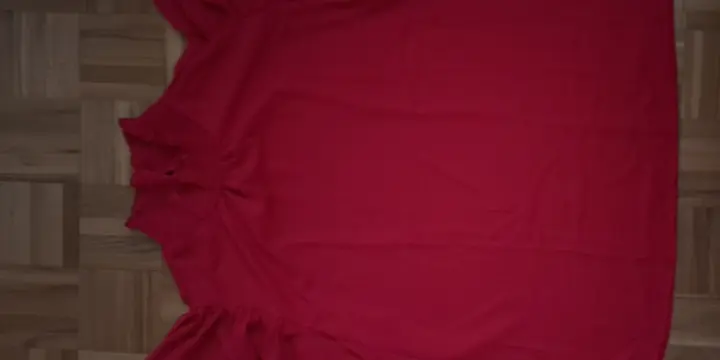 Blouse Shein rouge à manches