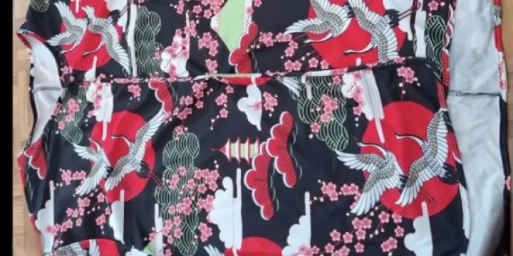 Shirt-chemisier neuf avec grues Shein Neuf