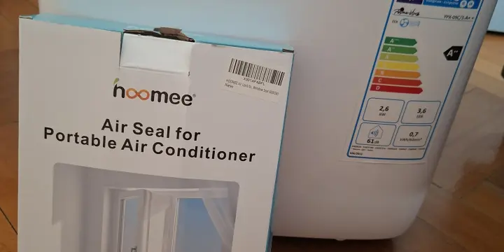 Climatiseur mobile 12 000 BTU/h avec système isolation fenêtre