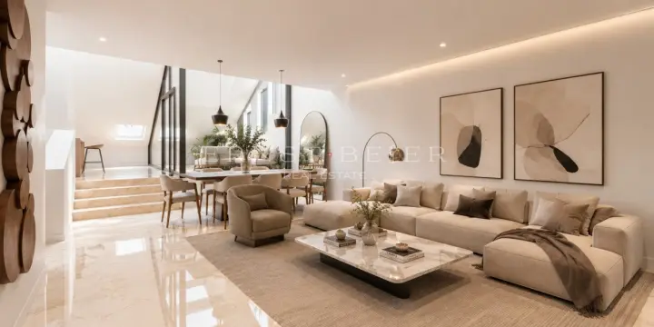 PROMOTION SUR PLANS - Magnifique duplex de standing 6 pièces avec loggia. 189m2