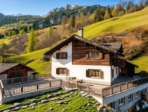 Alpine-Chic: Chalet auf Bergkristall-Nievau à Vals