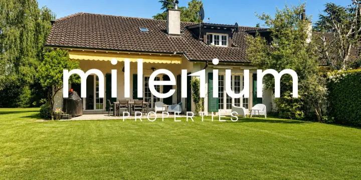 Magnifique maison individuelle de plain-pied avec grand jardin