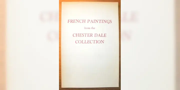 French paintings from the Chester Dale collection.