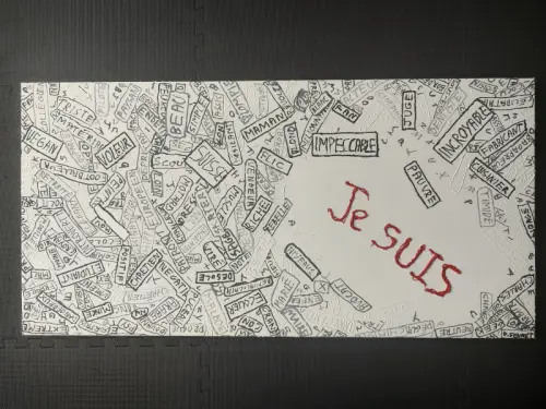 Je suis (acrylique) à Courroux