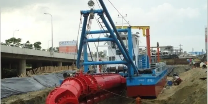 fabrication et vente barge suceuse sable