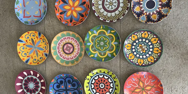 Set de 12 assiettes à dessert de Ø 20,5 cm  - Excelsa