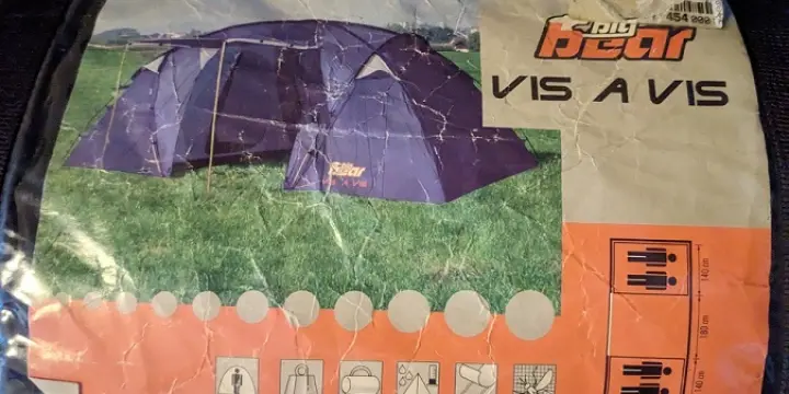 Tente 4 personnes vis-à-vis