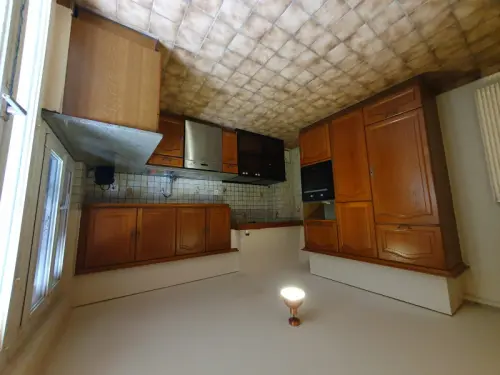 Cuisine en bois à bovernier