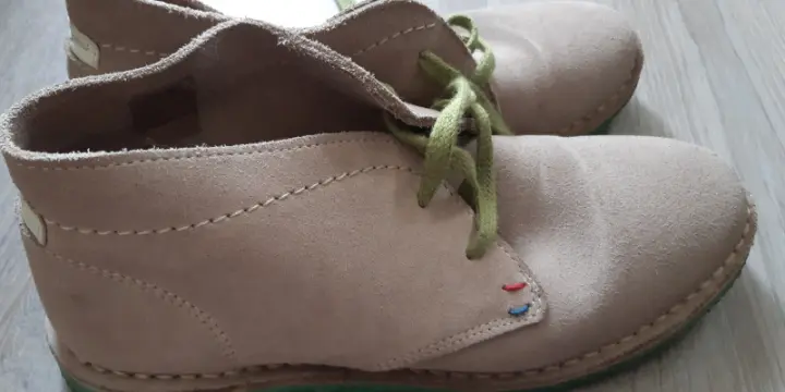 Chaussures femme Wrangrel en daim, gris/vert, pointure 38