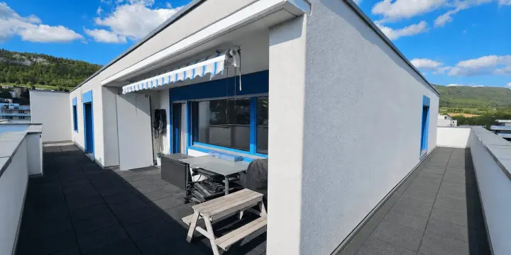 À vendre à Delémont superbe attique de 6 pièces avec 1 grande terrasse