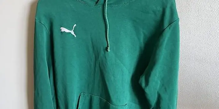 Pull sweat hoodie avec capuche vert - Puma - M