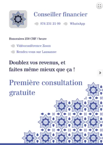 Conseiller financier - Doublez vos revenus ! à Lausanne