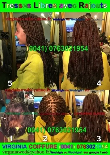 Tresses libres pour Femme à Lausanne