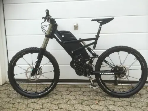 E-Bike Conway E-Rider Extrem à laufen