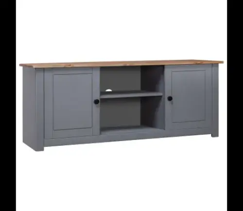 Meuble TV Gris Pin massif Assortiment Panama à geneve