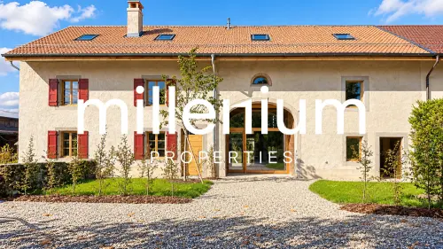 Belle maison familiale entièrement rénovée avec jardin à Jussy