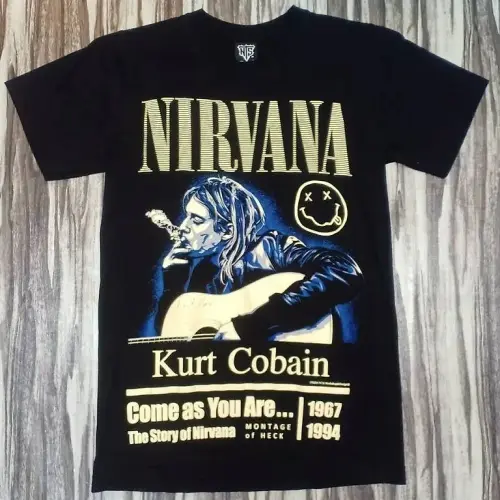 T-shirt Nirvana KURT COBAIN NTS à Savigny