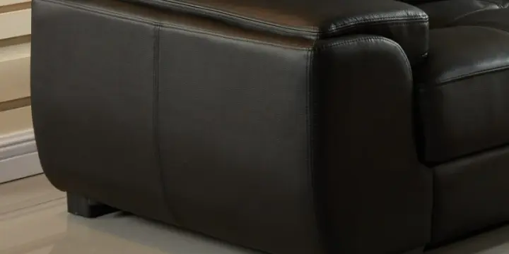 Cuir METROPOLITAN II - Noir  Angle Droit