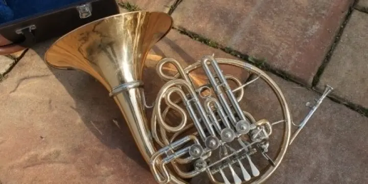 B-hoch-F Doppelhorn "Gebr. Alexander Mai