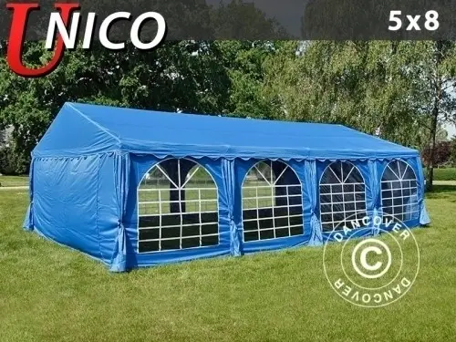 Partyzelt UNICO 5x8m, Blau à Zurich
