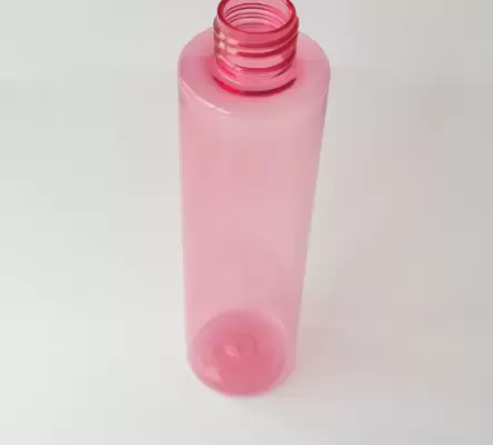 Flacon / bouteille rose transparent