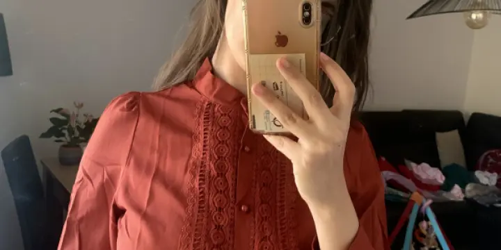 Très belle chemise neuf marron