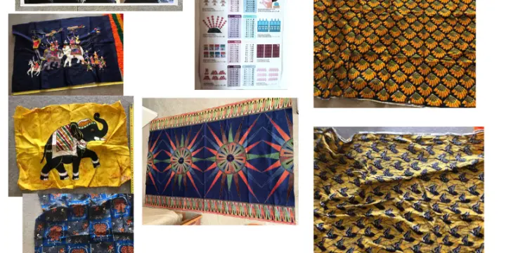 Lot de tentures et posters